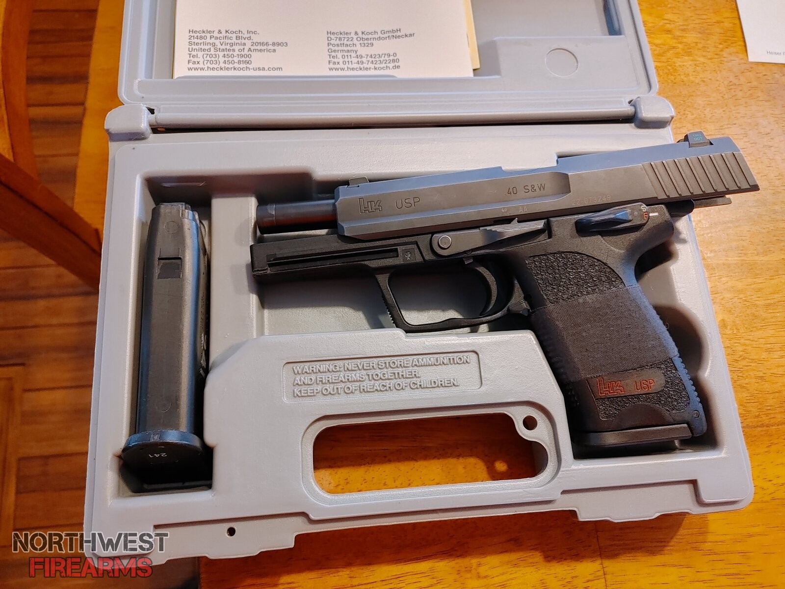No longer a poor. HK USP Compact V1 in 9mm. : r/guns