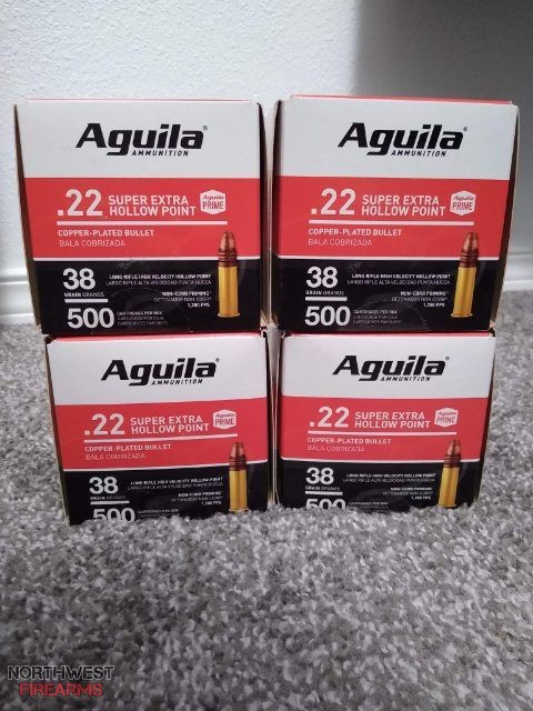 Aguila 22LR Super Extra 38 gr hollow point | Northwest Firearms