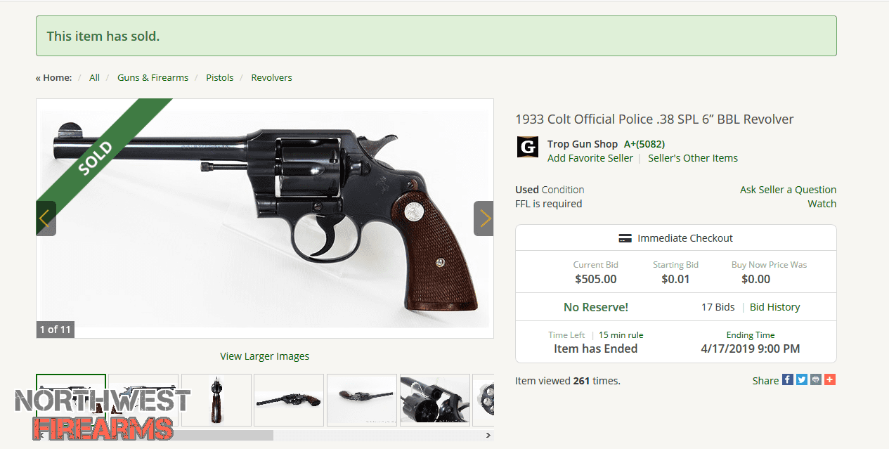 Screenshot_2019-05-25 1933 Colt Official Police 38 SPL 6” BBL Revolver.png